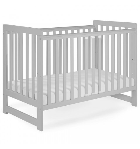 Tomi 22 - łóżeczko dziecięce z funkcją tapczanika, drewniane 120x60 | Szary